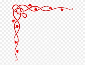 Clipart Info - Red Flowers Clip Art Border