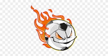 Clipart Info - Soccer Ball With Flames
