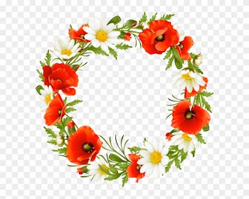 Clipart Info - Wreath Of Flowers Clipart