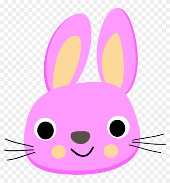 Clipart Lapin - Rabbit Face Clip Art