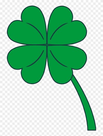 Clipart Leaf Clover Pictures To Color 4 Plants - Four Leaf Clover Clip Art