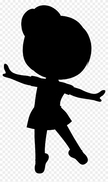 Clipart - Little Ballerina Silhouette