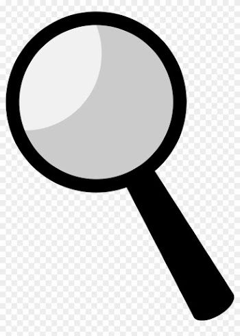 Clipart - - Magnifying Glass Black Clipart