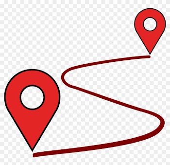 Clipart Map Path - Path Png