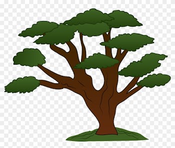 Clipart Of A Giant Tree - Tree With Branches Clipart