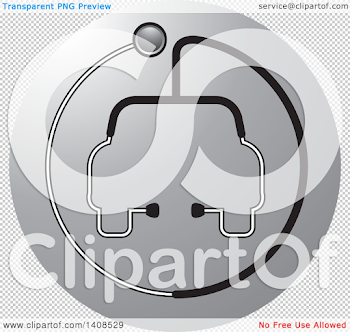 Clipart of a Stethoscope Forming the Shape of a Car or Ambulance ...