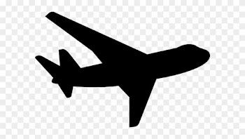 Clipart Of Airplane Symbols Clip Art At Clker Com Vector - Plane Silhouette Png