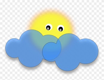Clipart Of Clouds And Sun Cloud - Sun And Clouds Clip Art