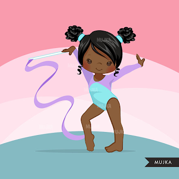 Clipart Of Gymnastic Girl Costums & Clip Art Images #23390 ...