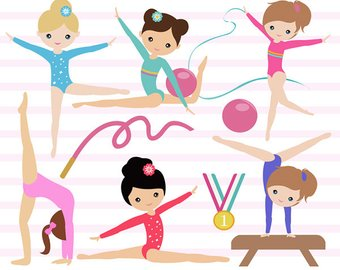 Clipart Of Gymnastic Girl Costums & Clip Art Images #23390 ...