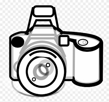 Clipart Of Lens, Photography And Kodak - Black And White Camera Clip Art