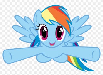 Clipart Of Rainbow Dash - My Little Pony Rainbow Dash Birthday