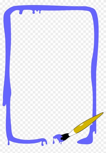 Clipart Paint Brush Border Clip Art Of Paint Brush - Paint Brush Border Clip Art Free