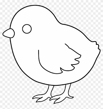 Clipart Peachy Ideas Chick Clipart Black And White - Free Coloring Baby Chick