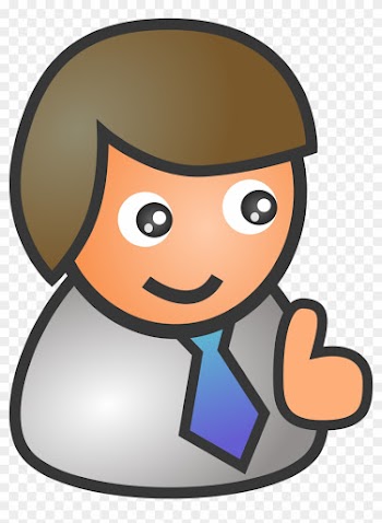 Clipart People Biz Male Smile - Free Person Clipart