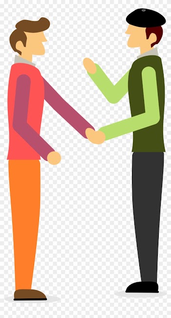 Clipart - People Shaking Hands Clipart