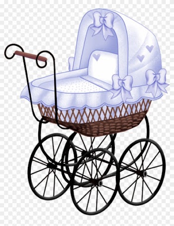 Clipart Pmg - Vintage Baby Carriage Clipart