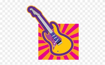 Clipart Retro Guitar Classic People 50s 40s - Guitar
