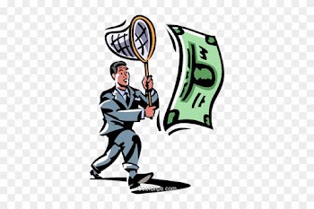 Clipart Royalty Free Download Businessman Clipart Bussinessman - Chasing Money Png