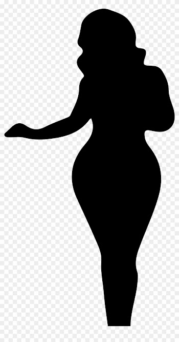 Clipart - Silhouette Of A Woman