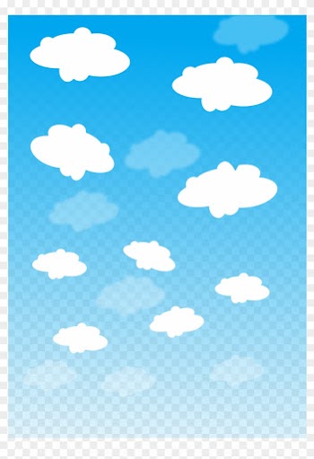 Clipart - - Sky With Clouds Clipart