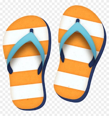 Clipart Slippers Flipflops2 Digi Art Summer And Beach - Clipart Slippers