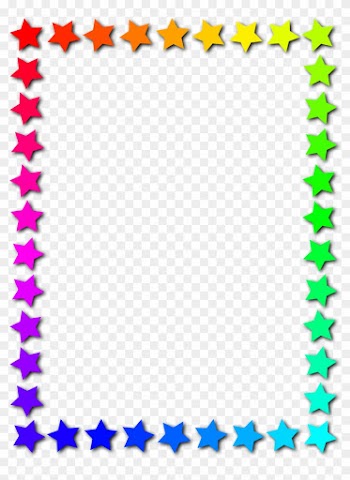Clipart - Stars Frame Png