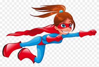 Clipart Superhero Girls - Superhero Girl Clip Art