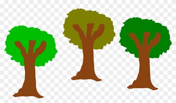 Clipart The Three Trees - Clip Art 3 Trees