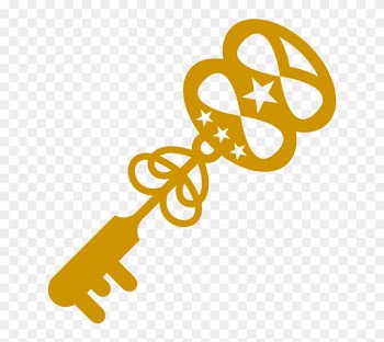 Clipart - Treasure Key - Clip Art