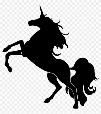 Clipart - Unicorn Silhouette