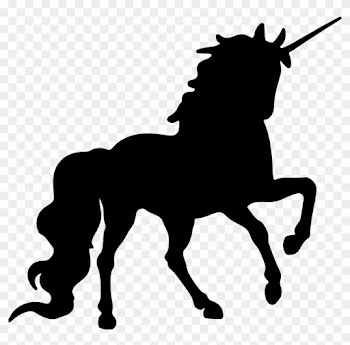 Clipart - Unicorn Silhouette