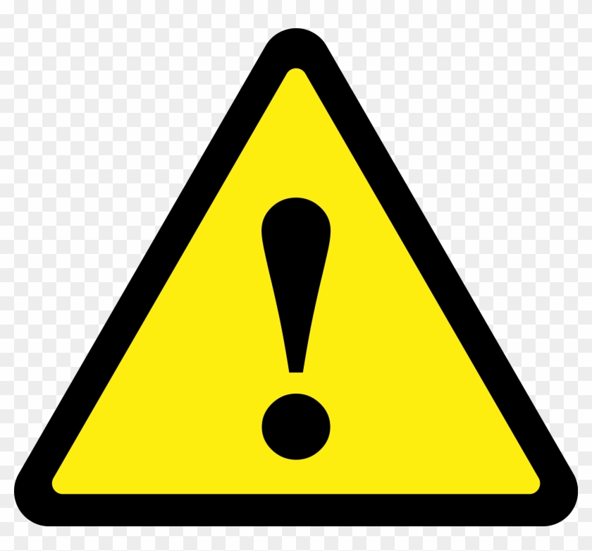 Clipart Warning Triangle - Yellow Triangle With Exclamation Point