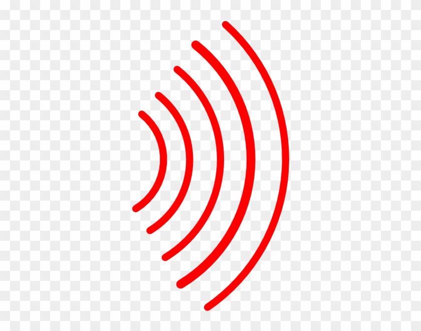 Clipart Waves Pics Download - Red Sound Waves Png