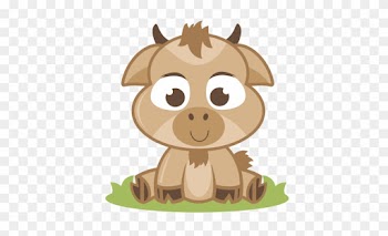 Cliparts Baby Goat - Cute Baby Goat Cartoon