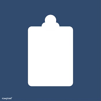 Clipboard icon on blue background illustratio.. | Free stock vector - 457693