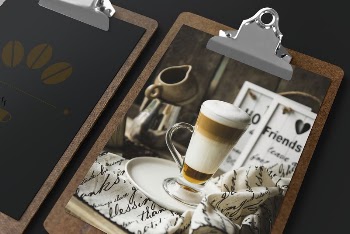 Clipboard mockup, editable cafe menu | Free PSD Mockup - rawpixel