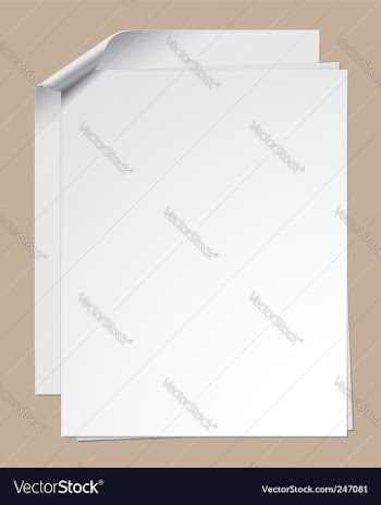 Clipped paper sheets vector image