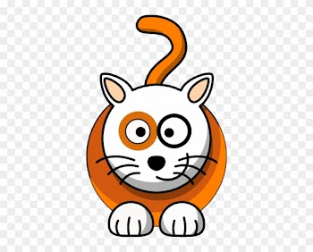 Clker Clipart Cat Clip Art At Clker Vector Clip Art - Black And White Cartoon Cats
