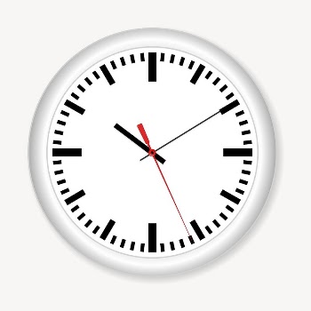 Clock clipart, object illustration vector. | Free Vector - rawpixel