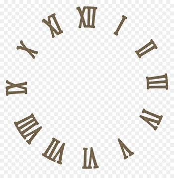 Clock face Roman numerals Numeral system Digital clock - Digital Clock 