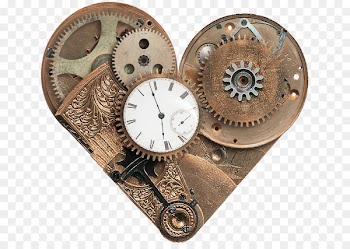Clock Gear Mainspring - Mechanical Heart 