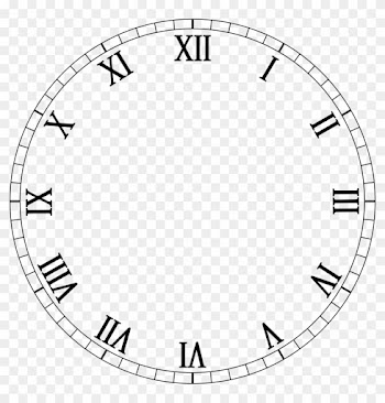 Clock Hands Template 9 Diary Of A Pod Person Modified - Clock Face Roman Numerals