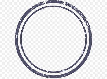 Clock Icon - Dark blue circle border 