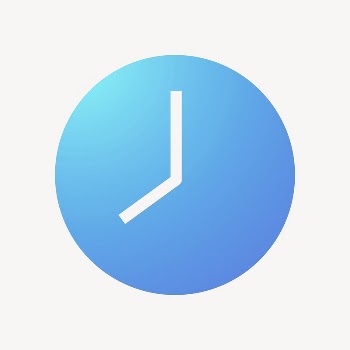 Clock icon, gradient design  | Free Icons - rawpixel