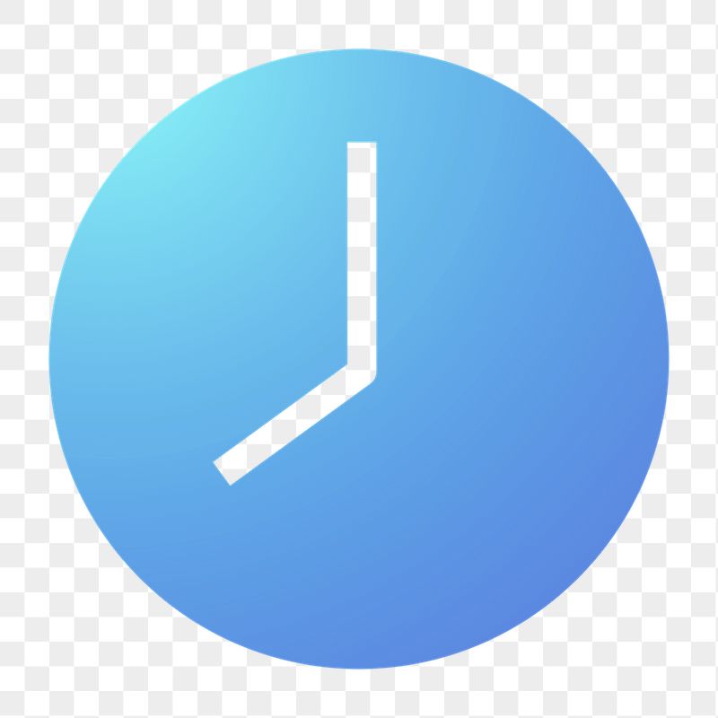Clock icon png sticker, gradient | Free Icons - rawpixel