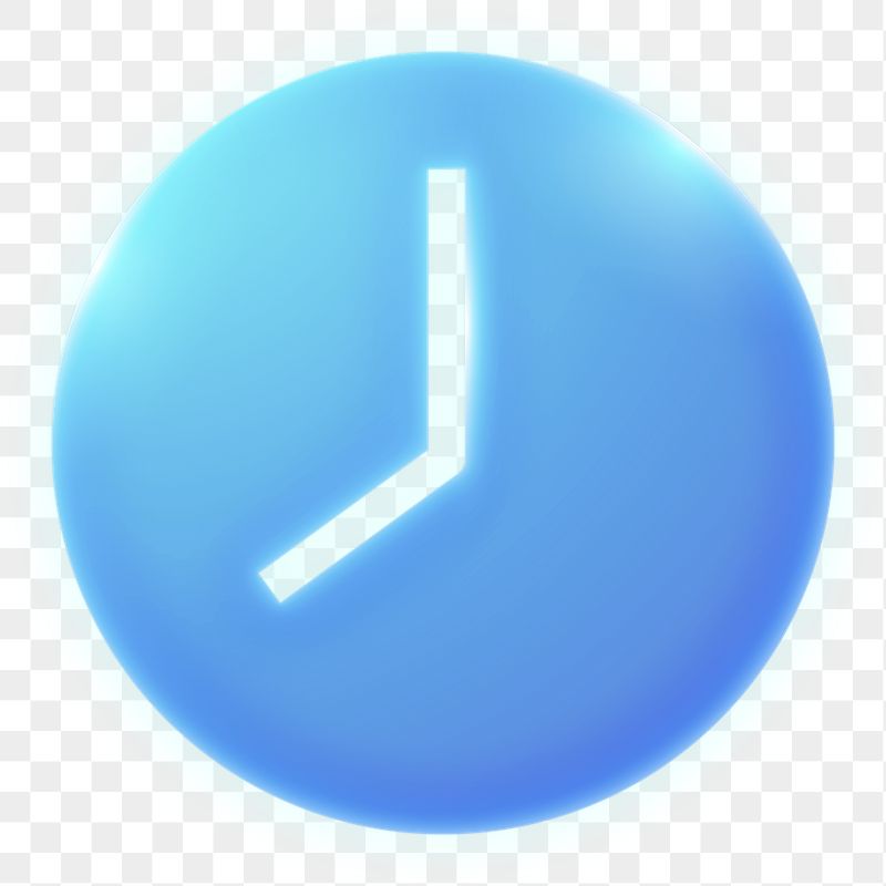 Clock icon png sticker, neon | Free Icons - rawpixel