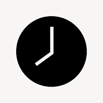 Clock icon, simple flat design | Free Icons - rawpixel