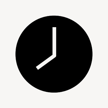 Clock icon, simple flat design | Free Icons - rawpixel