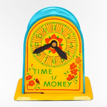 Clock shaped piggy bank (20th | Free Photo - rawpixel
